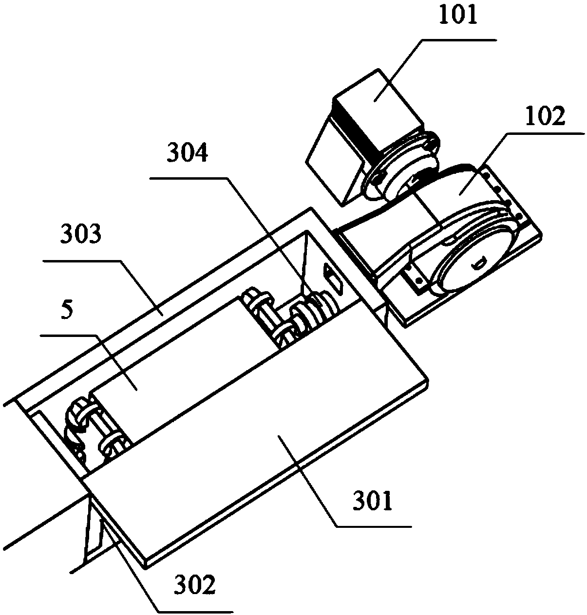 Receiving and transmitting system for pneumatic cold chain pipeline logistics