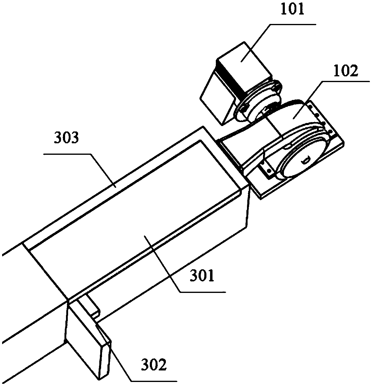 Receiving and transmitting system for pneumatic cold chain pipeline logistics