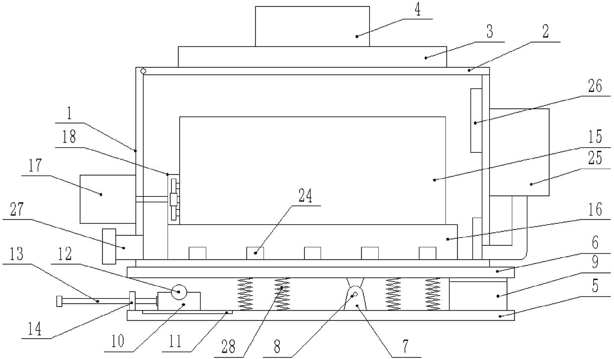 Rotary type rapid thawing device for frozen food