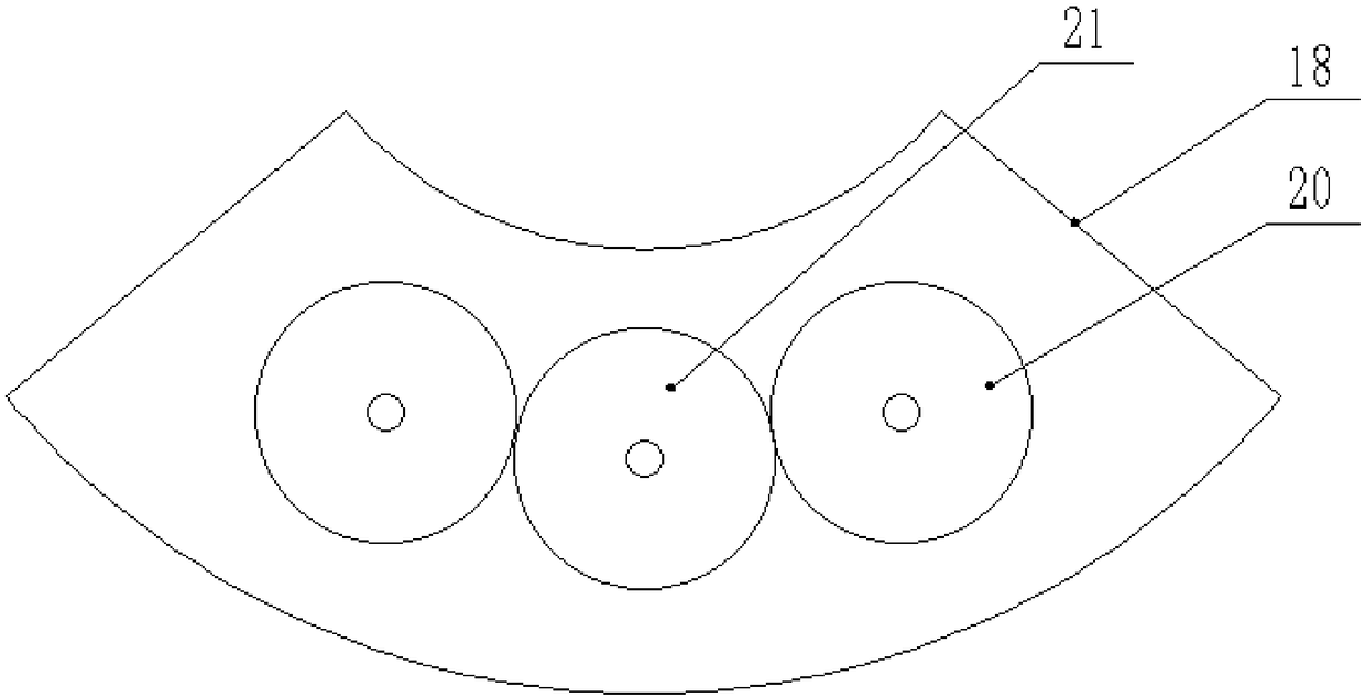 Rotary type rapid thawing device for frozen food