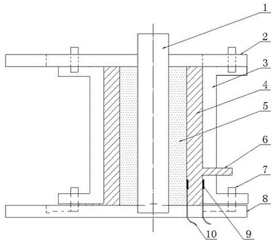 Cement sheath structural integrity mechanics experiment device