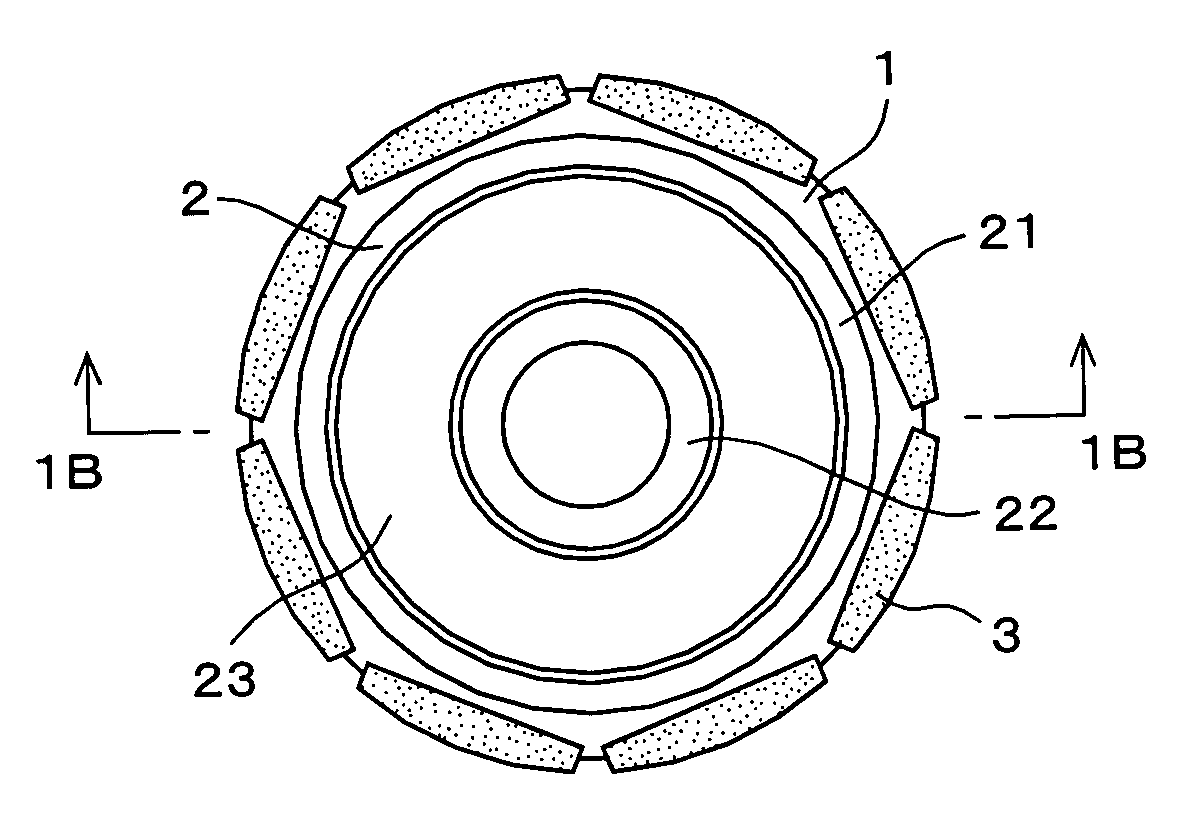 Permanent magnet type rotor and method of manufacturing the rotor