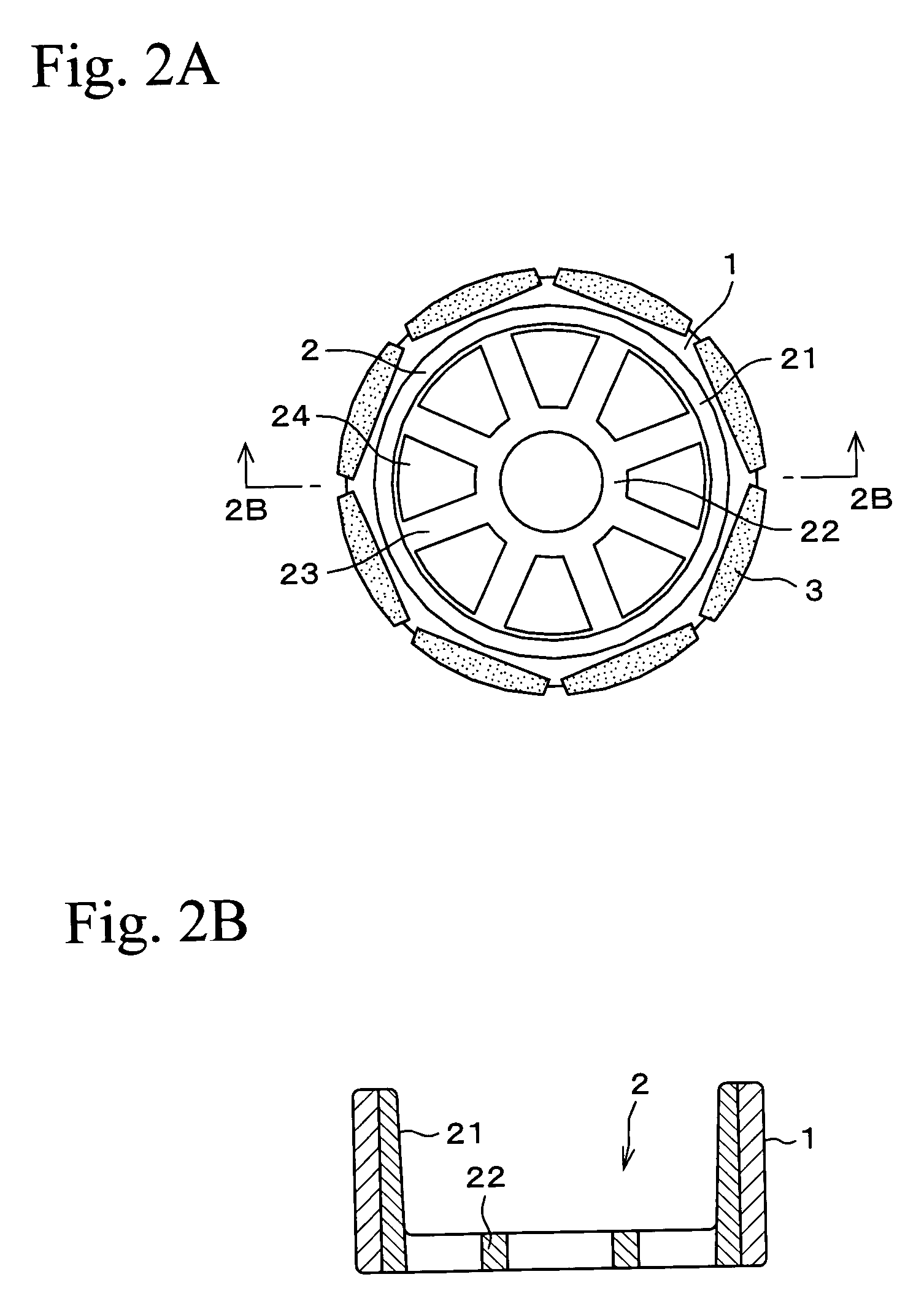 Permanent magnet type rotor and method of manufacturing the rotor