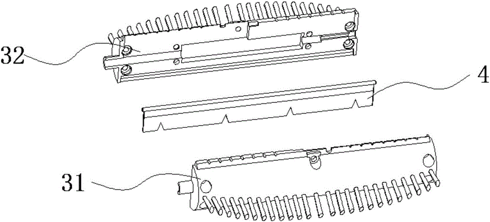 Central sweeping mechanism of sweeping robot