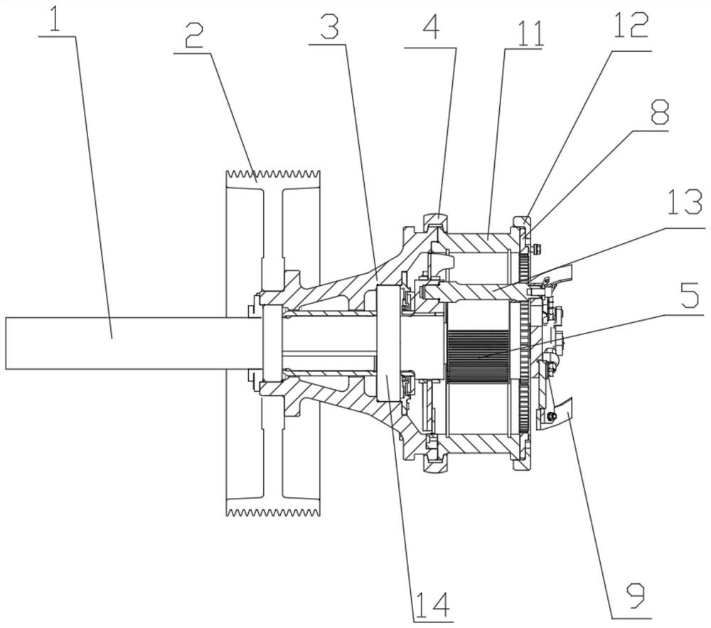 Anti-slip mechanism of ring die granulator