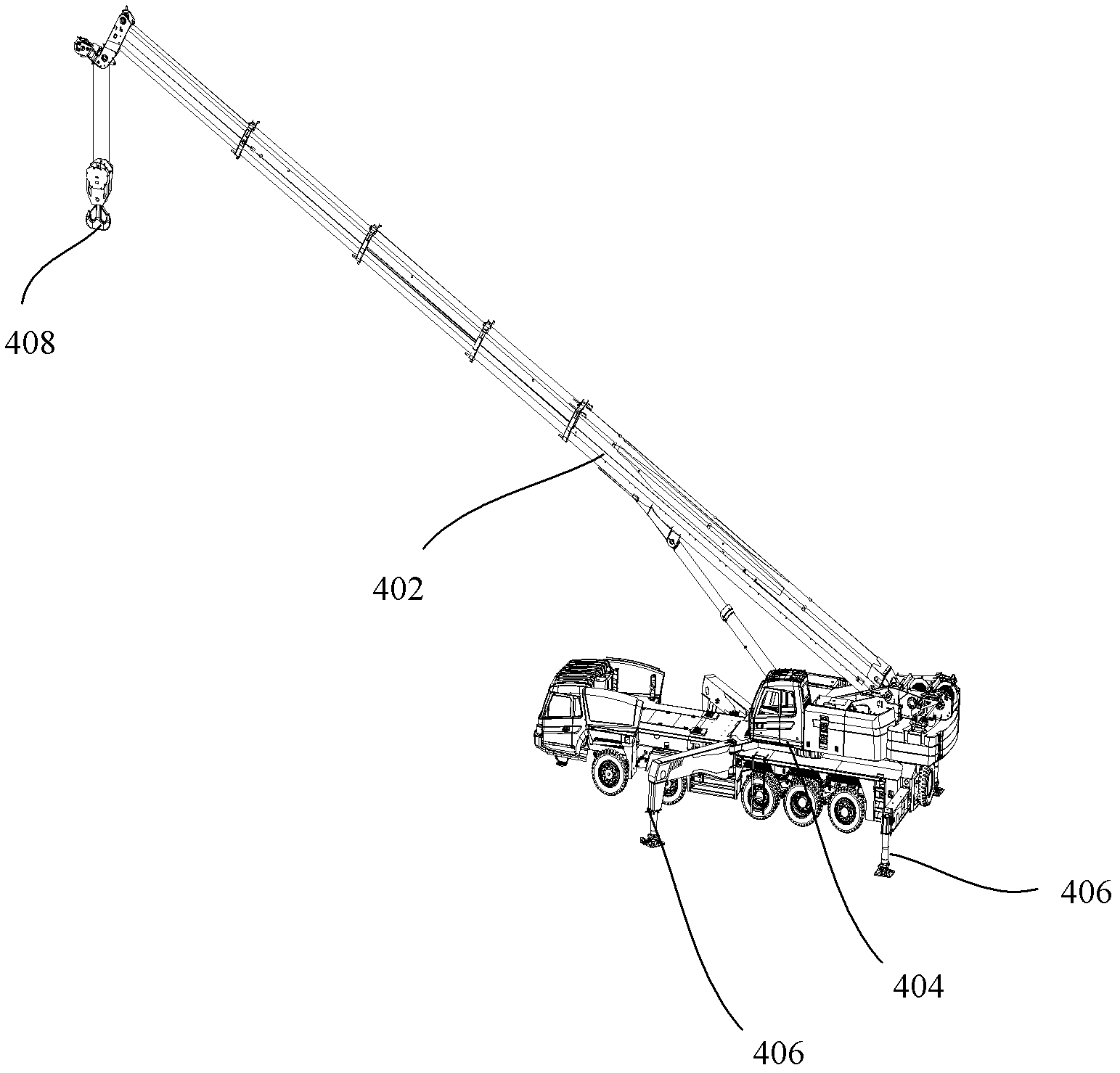 Stability monitoring system and stability monitoring method of lifting equipment