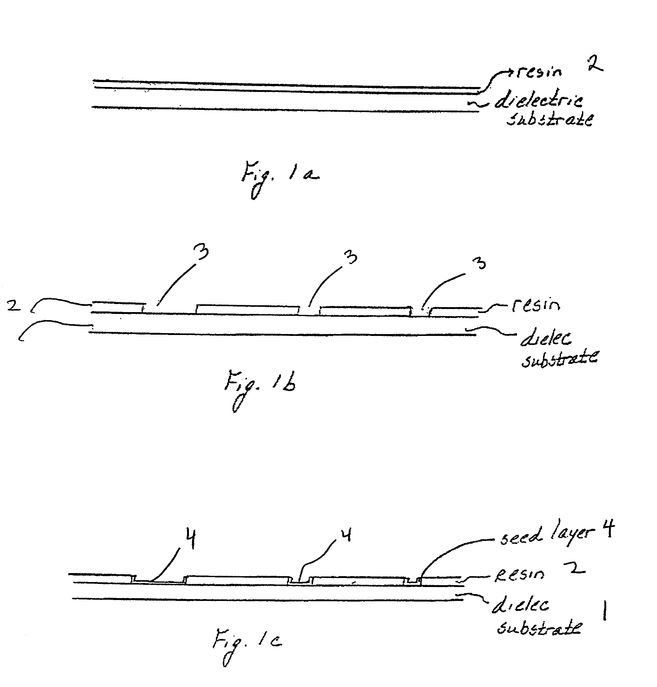 Structure having laser ablated Features and method of fabricating