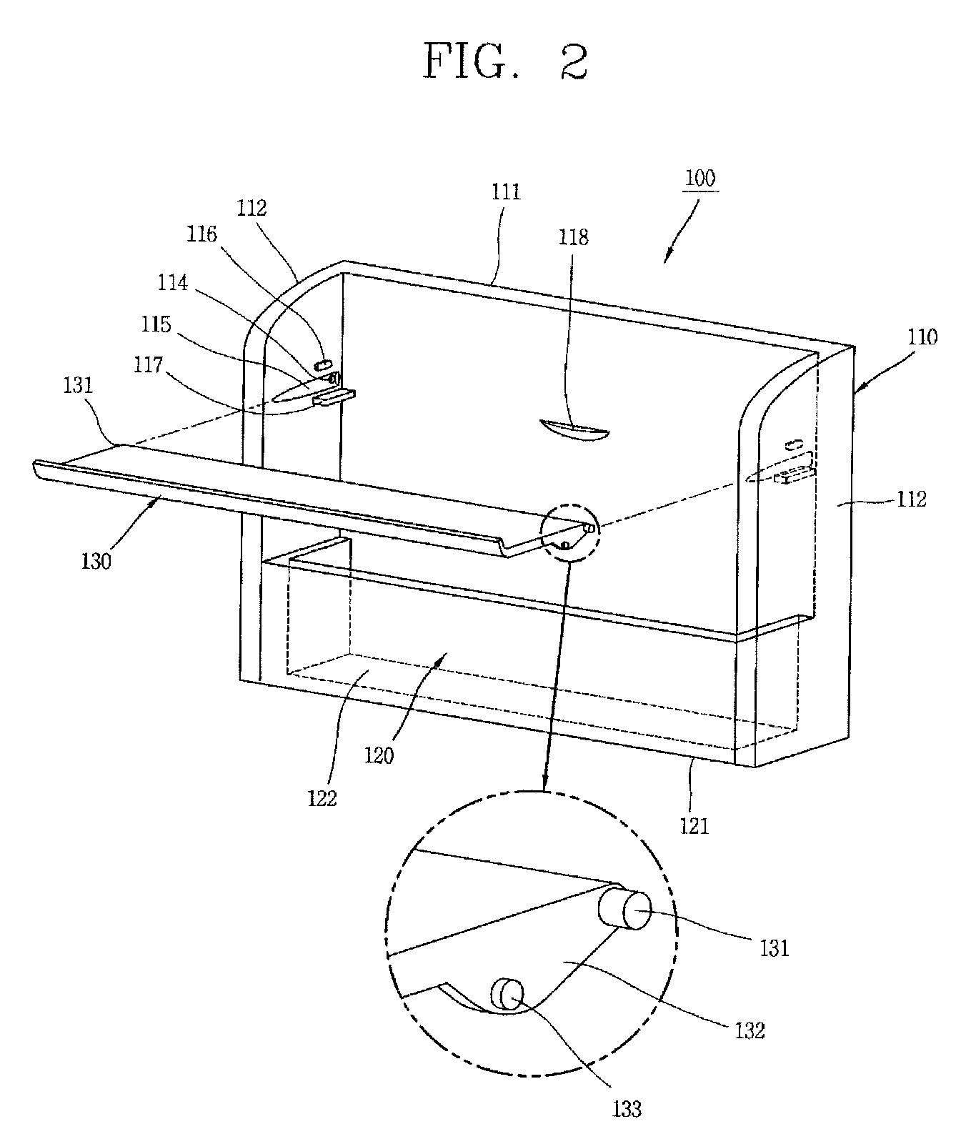 Keeping device for refrigerator and refrigerator having the same