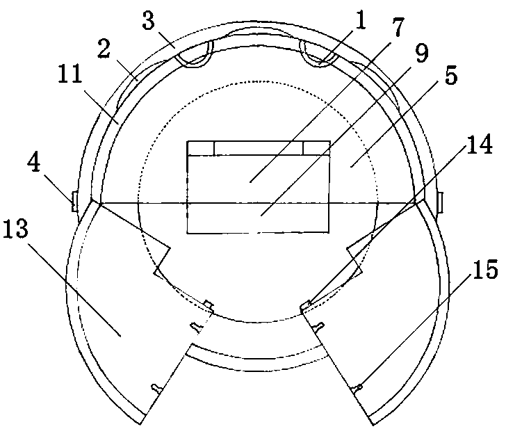 Earthquake-prevention and disaster-mitigation multifunctional office table and use method thereof