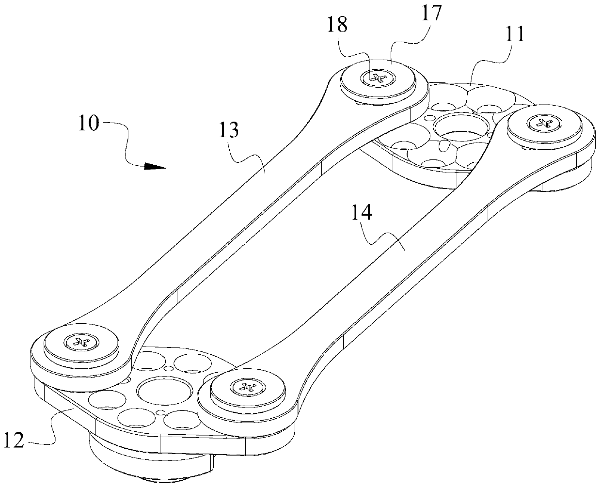 Connecting rod mechanism and robot