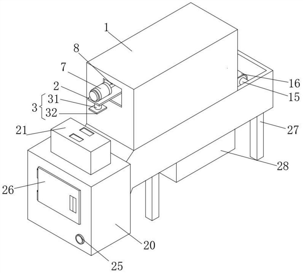 Mechanical gear cleaning device and operation method thereof