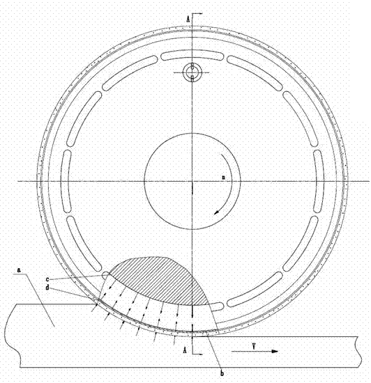 Heat pipe grinding wheel for dry cutting for difficult-to-machined materials and method for manufacturing heat pipe grinding wheel