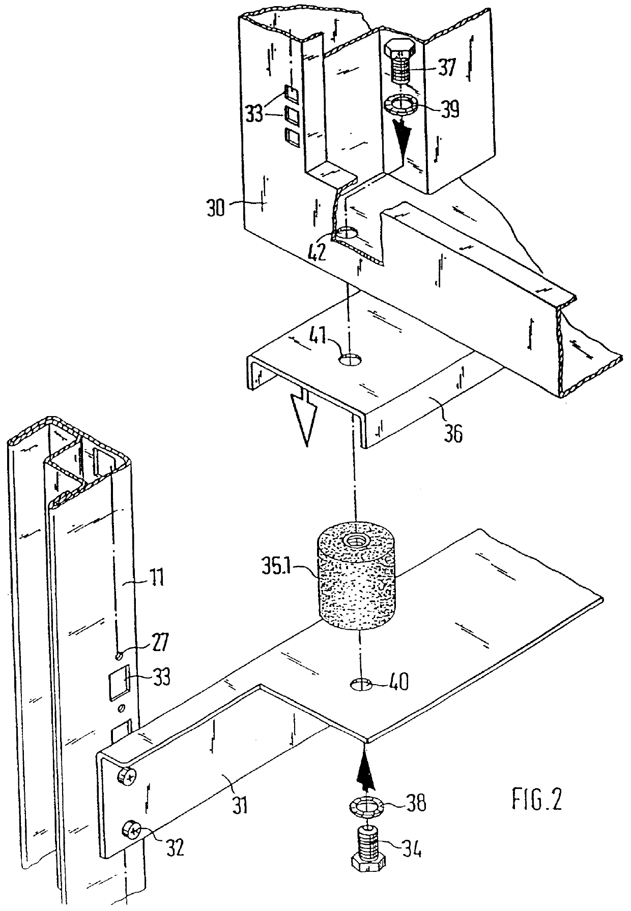 Switchgear cabinet with a framework