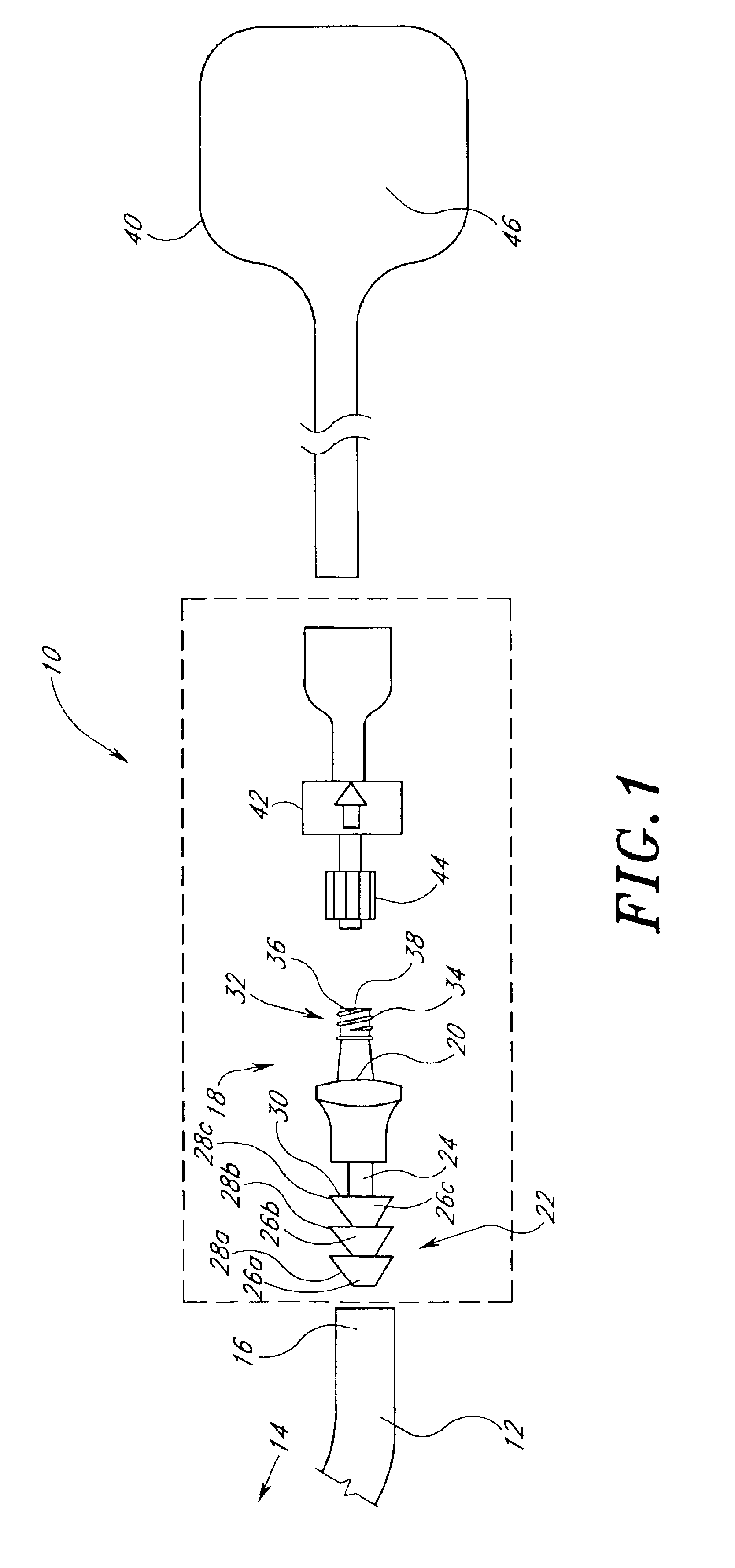 Urinary catheter system with a releasable connector