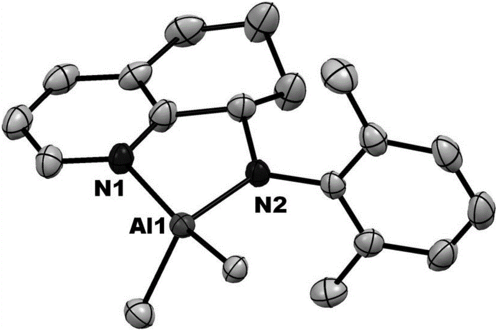 8-N-arylamine-hydrogenation quinoline complexation aluminum alkyl compound and preparation method and application thereof