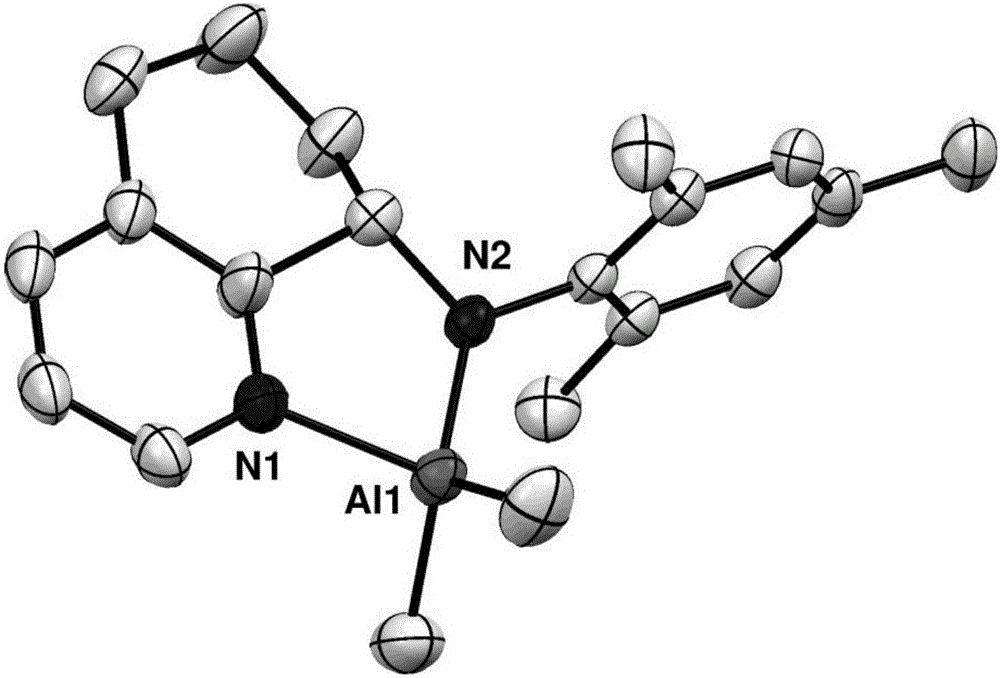 8-N-arylamine-hydrogenation quinoline complexation aluminum alkyl compound and preparation method and application thereof