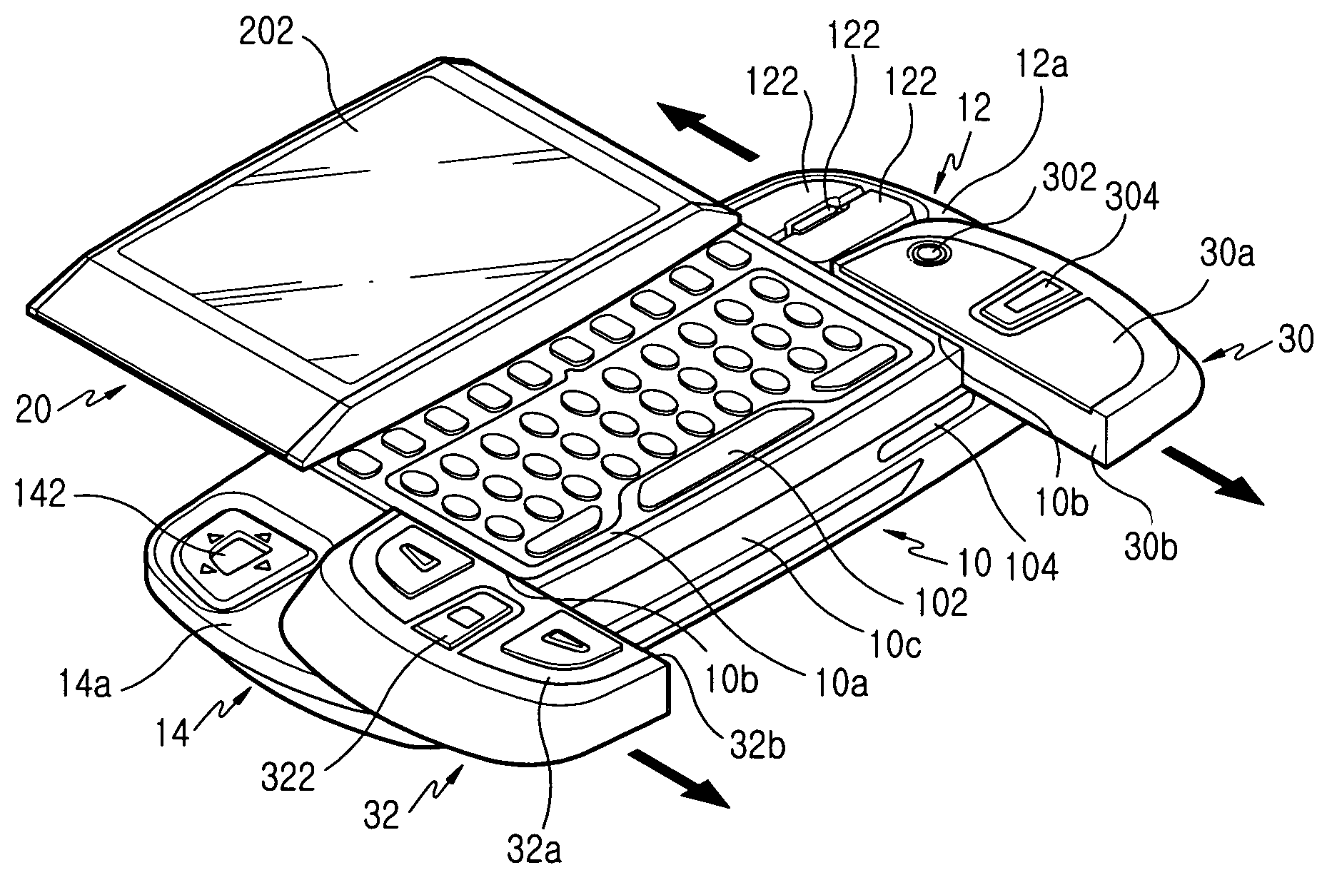 Portable digital communication device usable as a gaming device and a personal digital assistant (PDA)