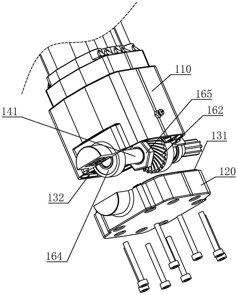 A transmission structure of an electric push rod