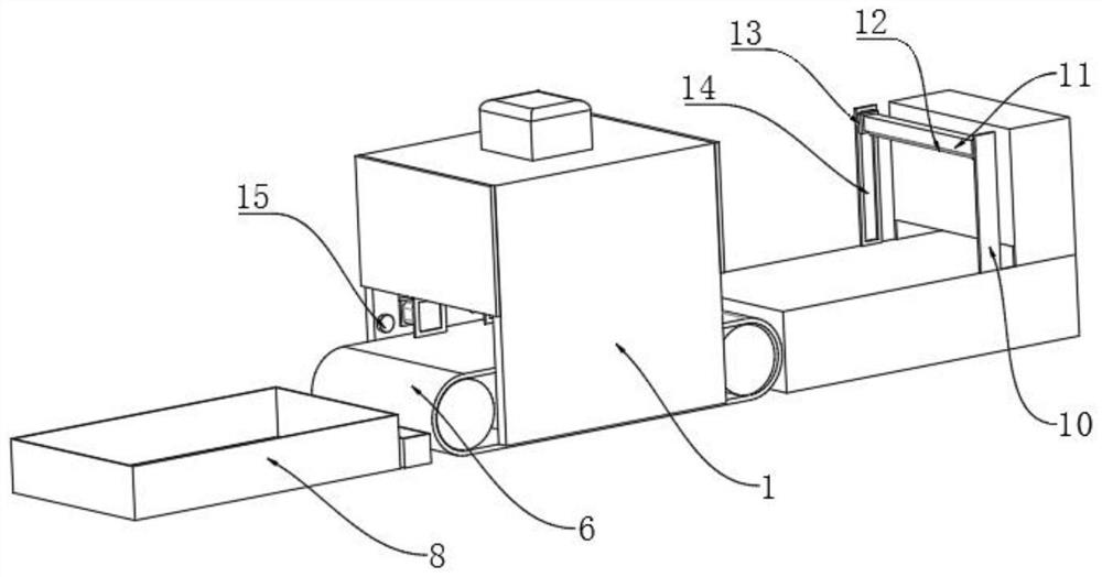 Profile forming device with shearing function