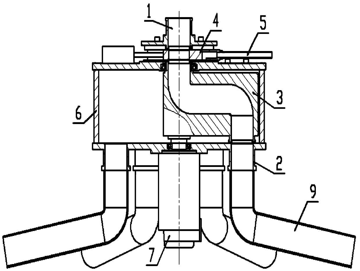 Concrete pressure maintaining material distribution equipment and material distribution control method thereof