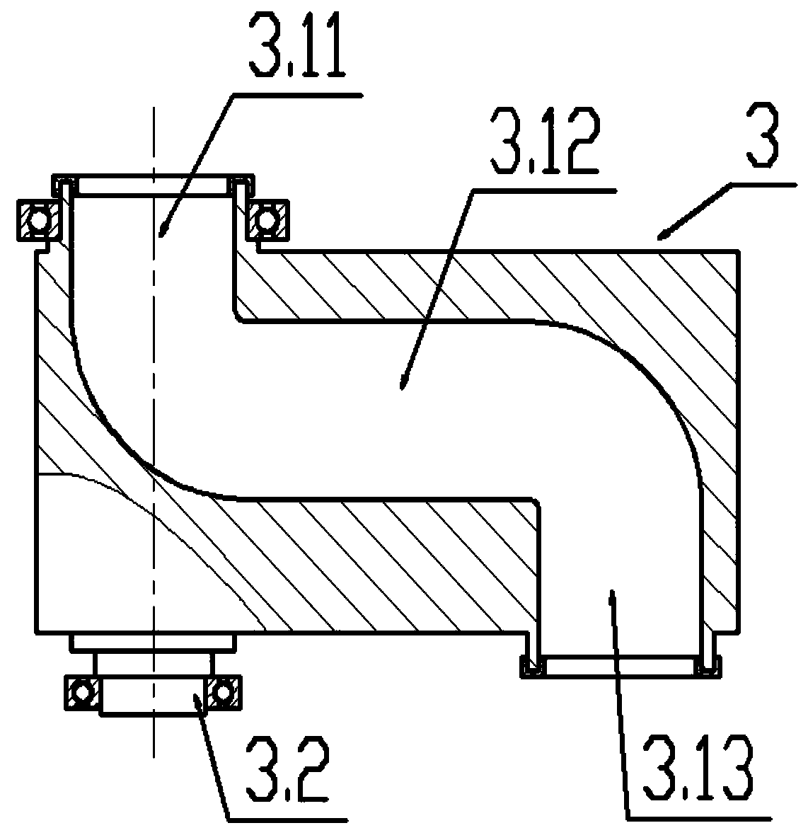 Concrete pressure maintaining material distribution equipment and material distribution control method thereof