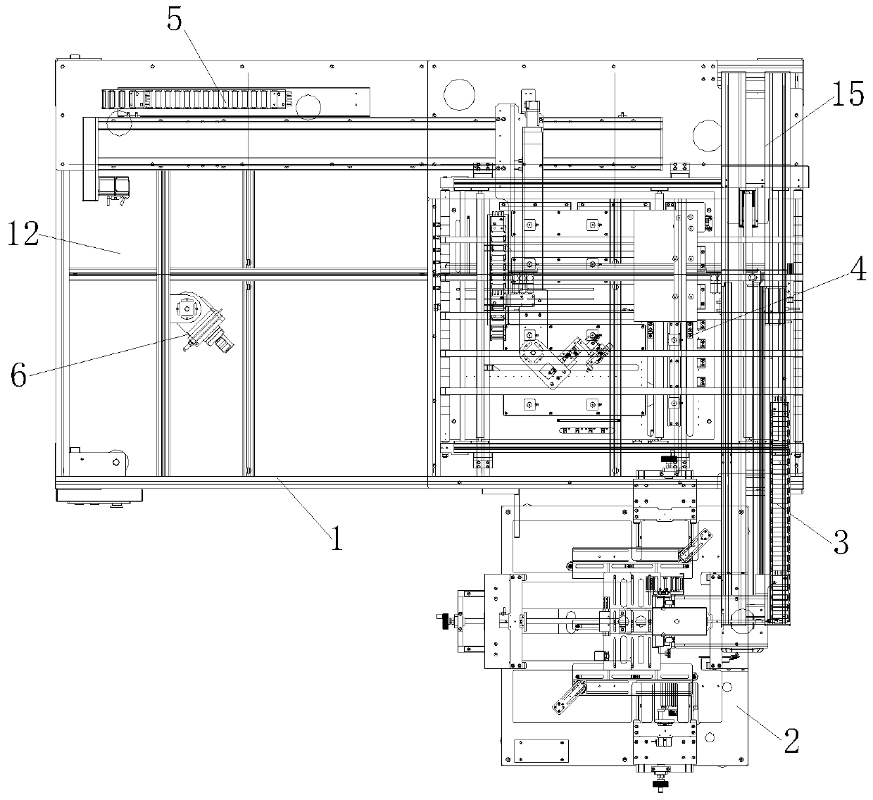 Light guide plate single-side automatic film tearing machine and operation process