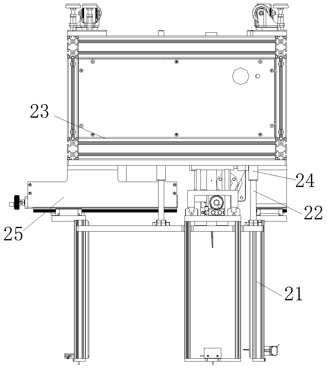 Light guide plate single-side automatic film tearing machine and operation process