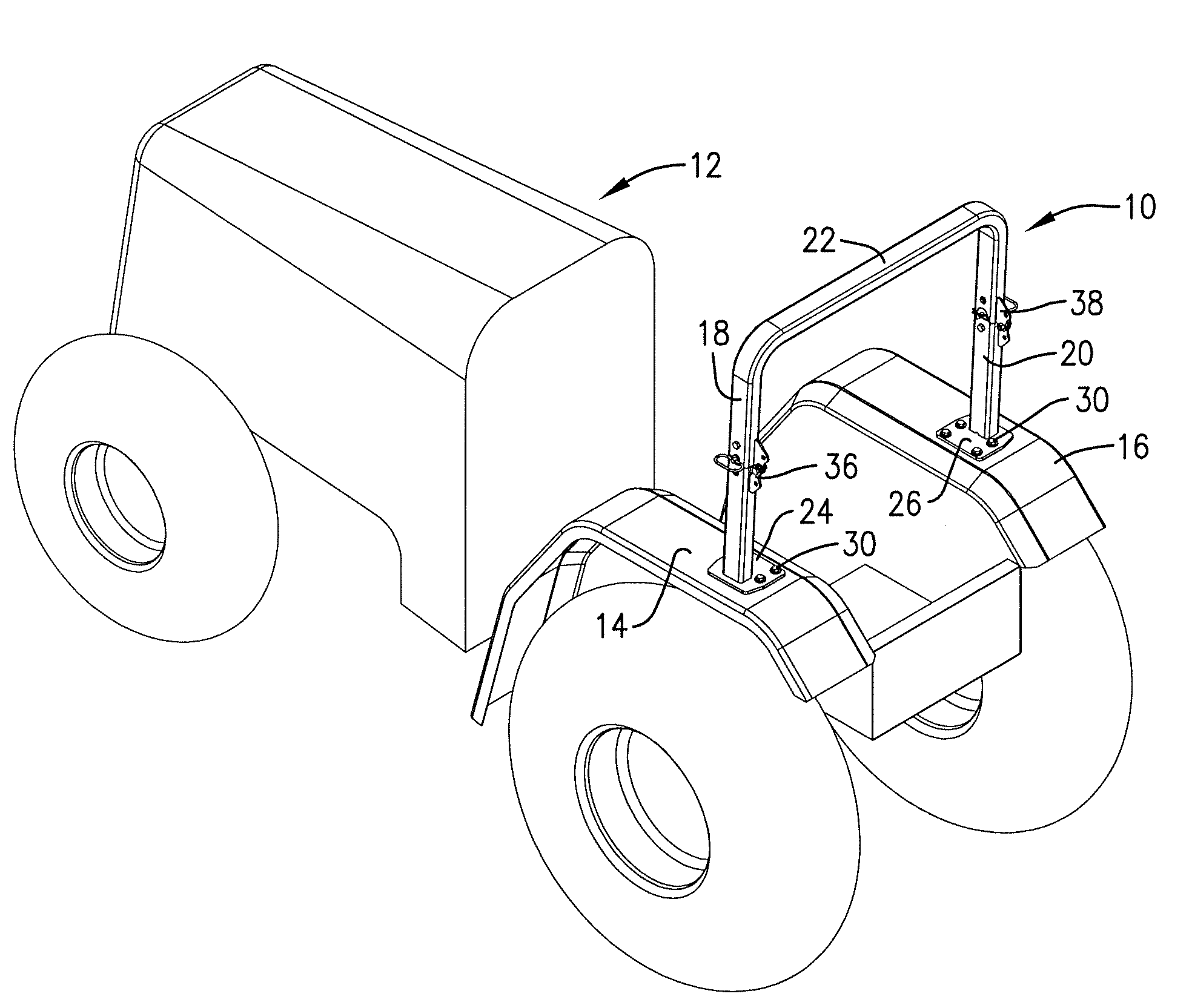 Folding Roll-Over Protective Structure