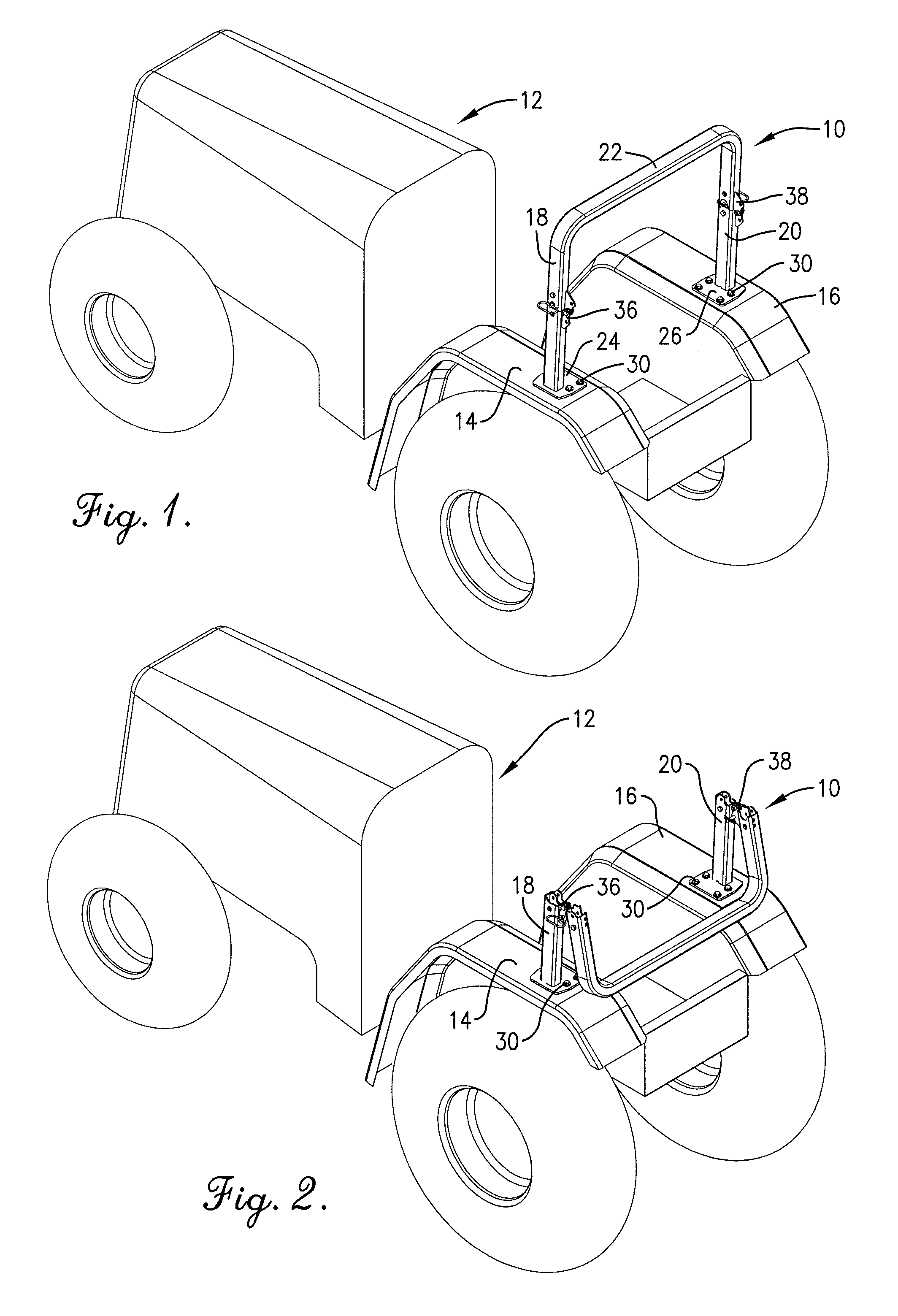 Folding Roll-Over Protective Structure