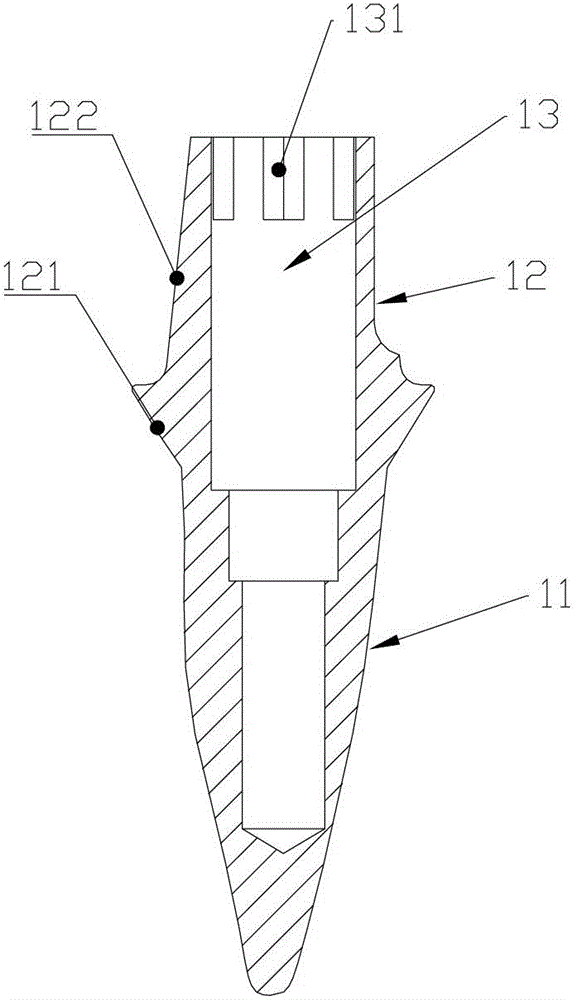 Dental implant and 3D printing preparation method thereof