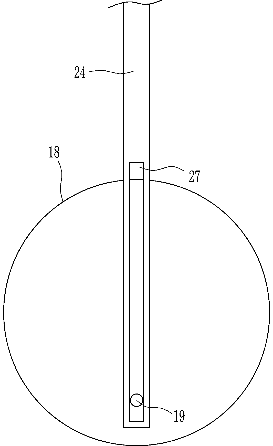 A kind of tunnel top sprinkler equipment for tunnel construction