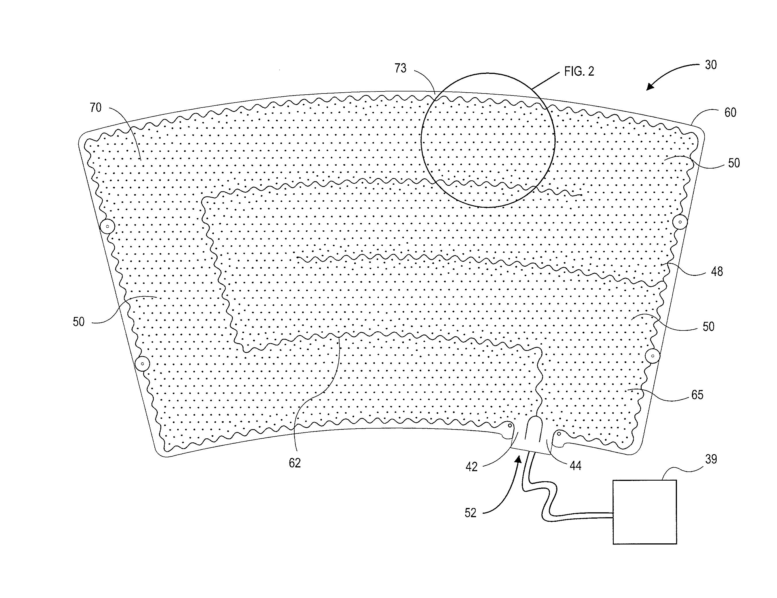 Reinforced therapeutic wrap and method