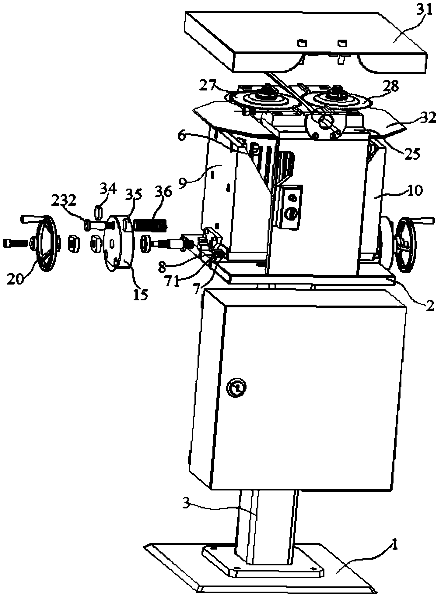 Metal sheath stripping device for rail transit cable