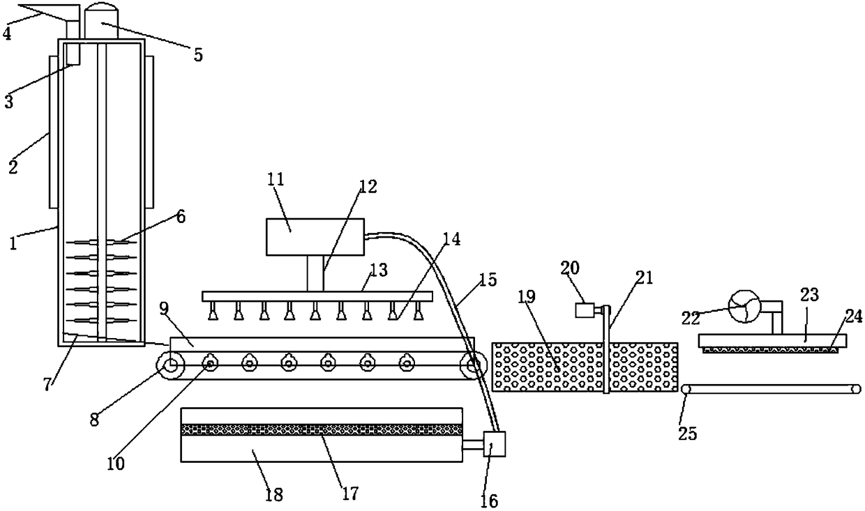 Plastic recycling and cleaning device