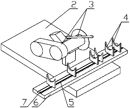 Multi-rolled gear shaft cutting machine