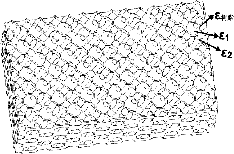 Multi-medium-coupling three-dimensional photonic crystal and method for designing and manufacturing multi-medium-coupling three-dimensional photonic crystal