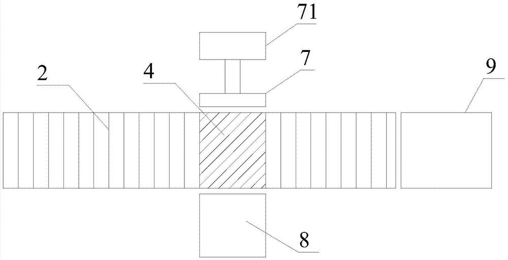 A bearing height detection device