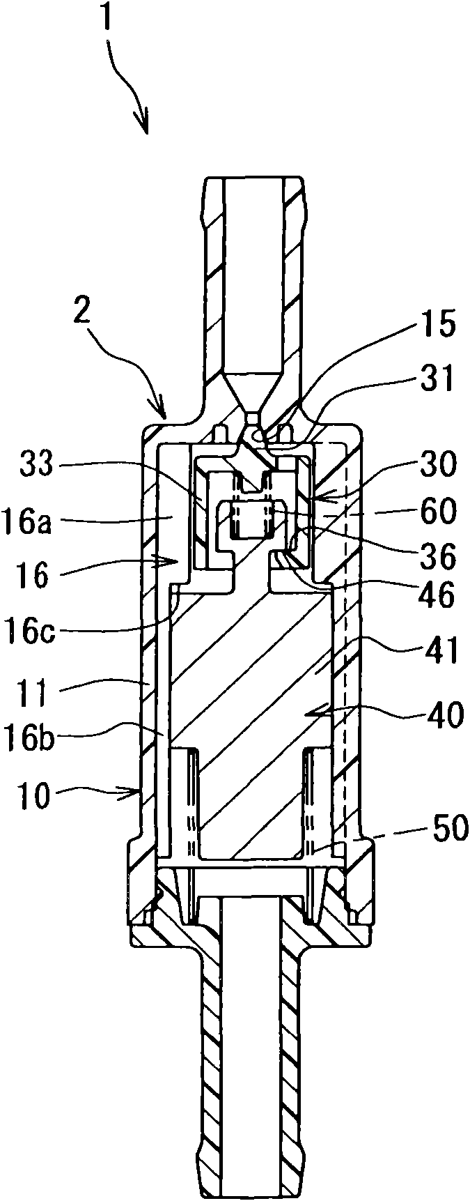 Roll-over safety valve