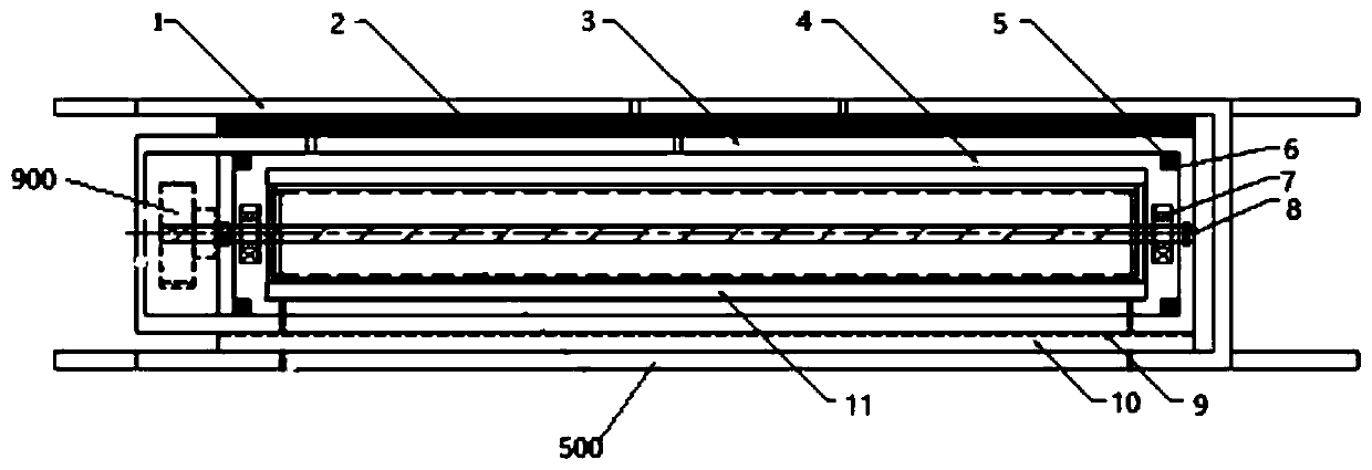 Multi-stage roller linked evaporative cooling system