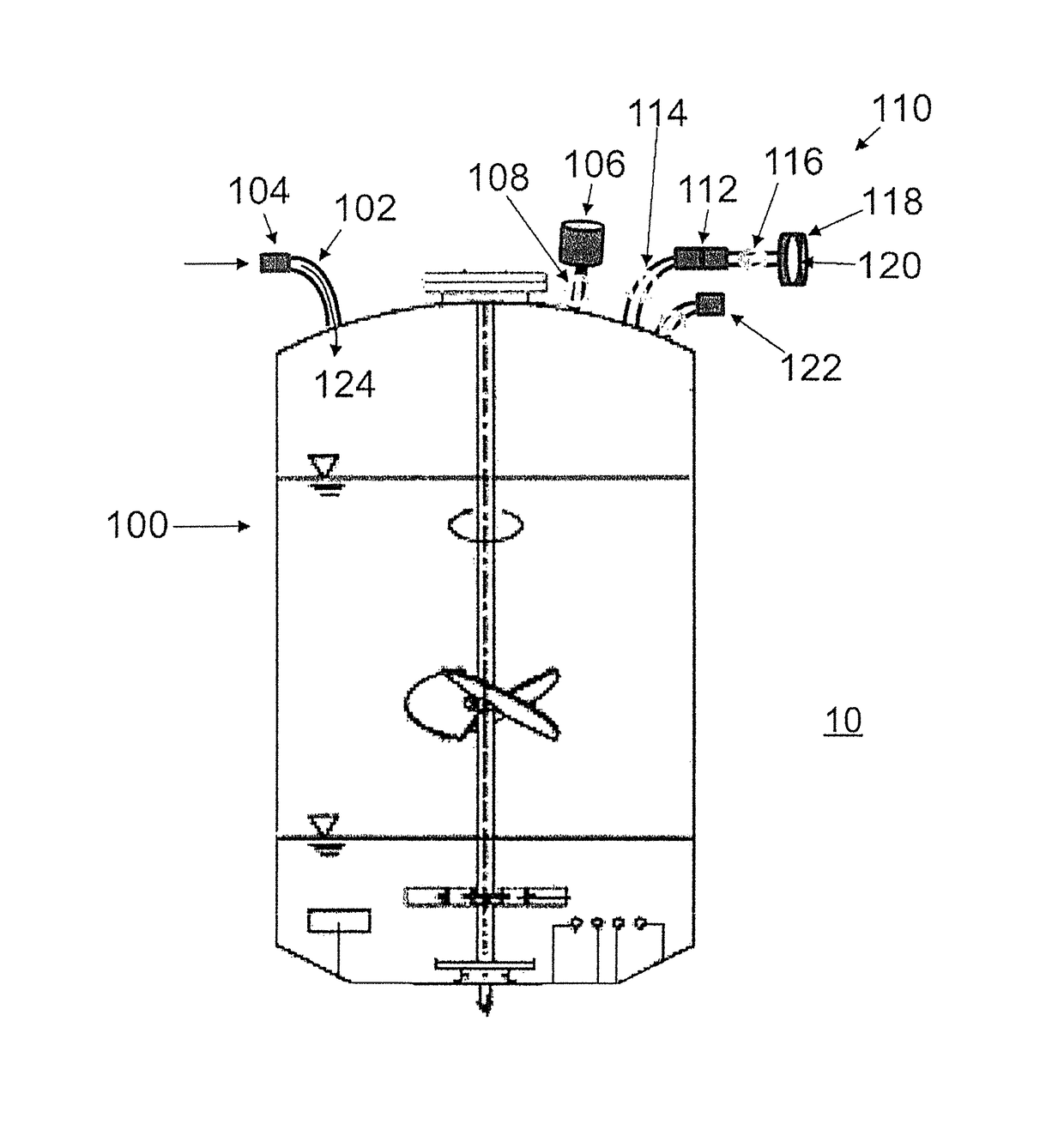 Single use container, system and method for the prevention of over-pressurization