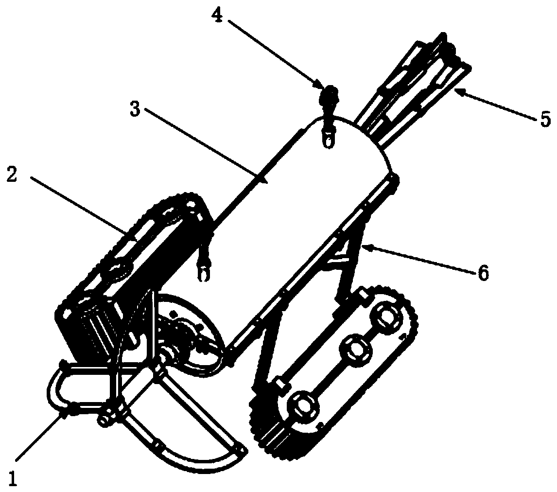 Drainage pipeline dredging device