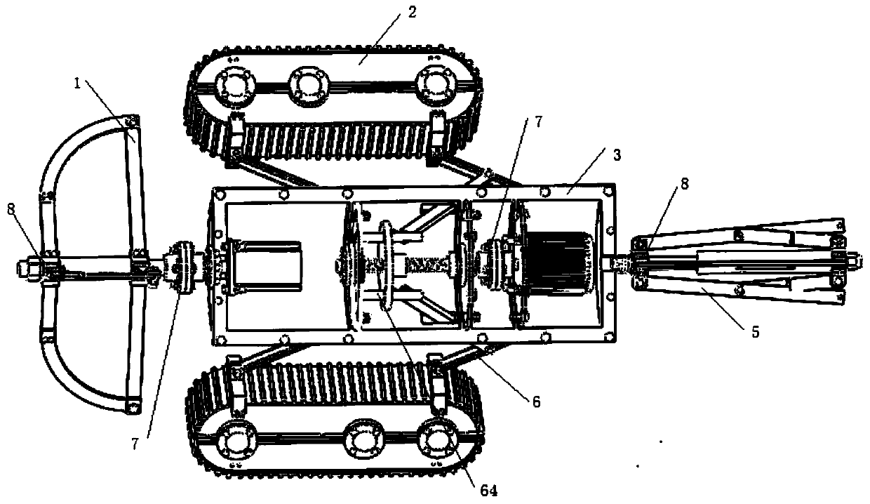 Drainage pipeline dredging device