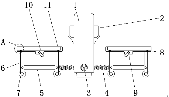 Bending equipment for metal plate type workpiece machining