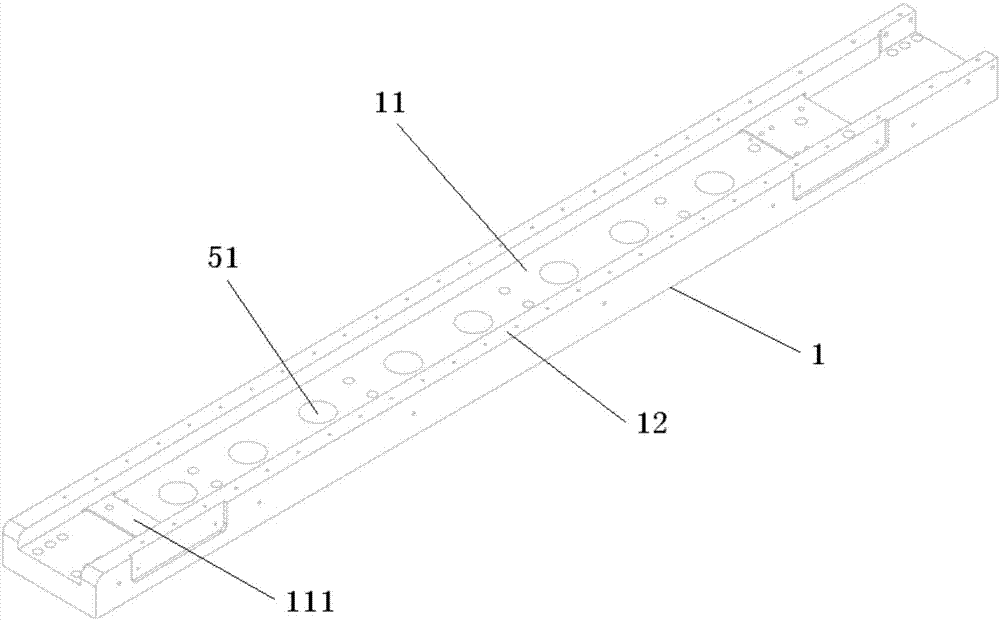 PCB impedance automatic test machine, and integrated structure of linear module and mounting pedestal of the same