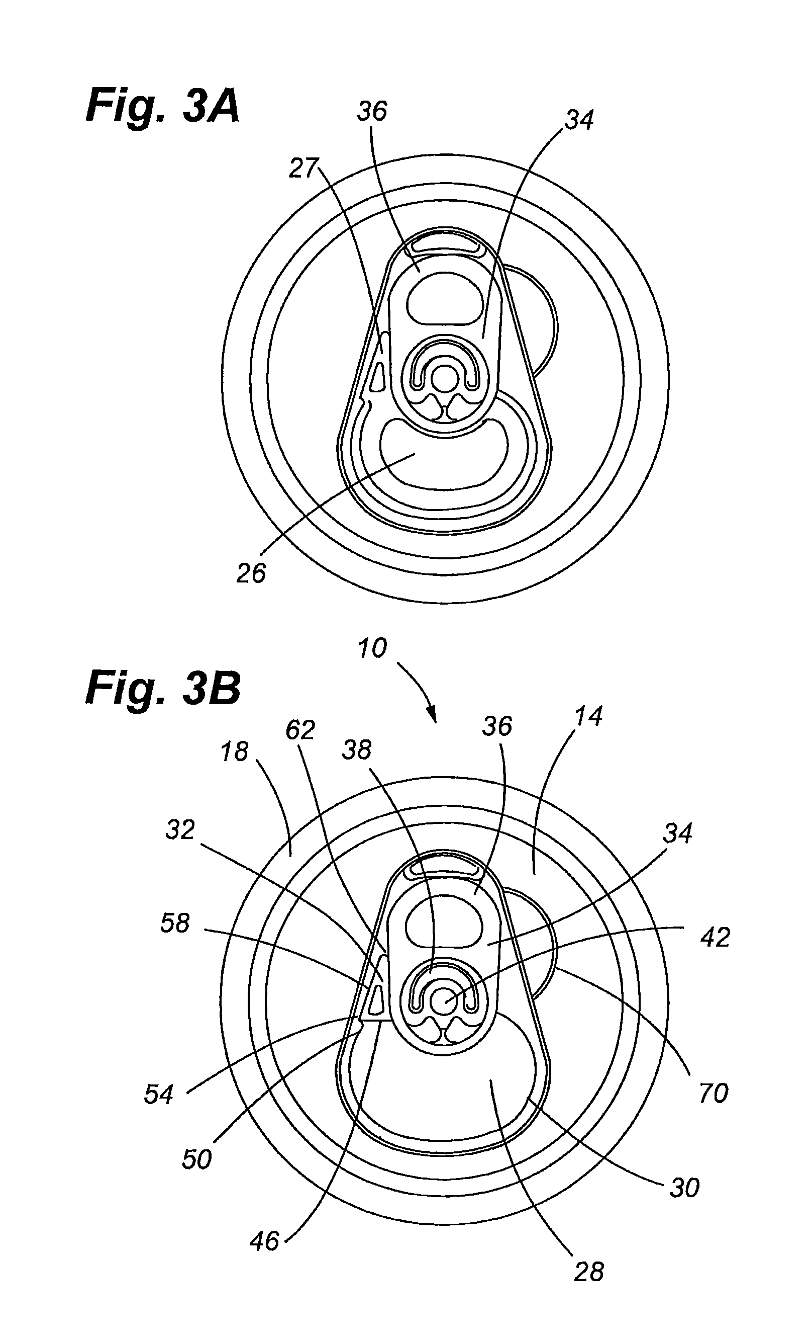 Container end closure with optional secondary vent opening