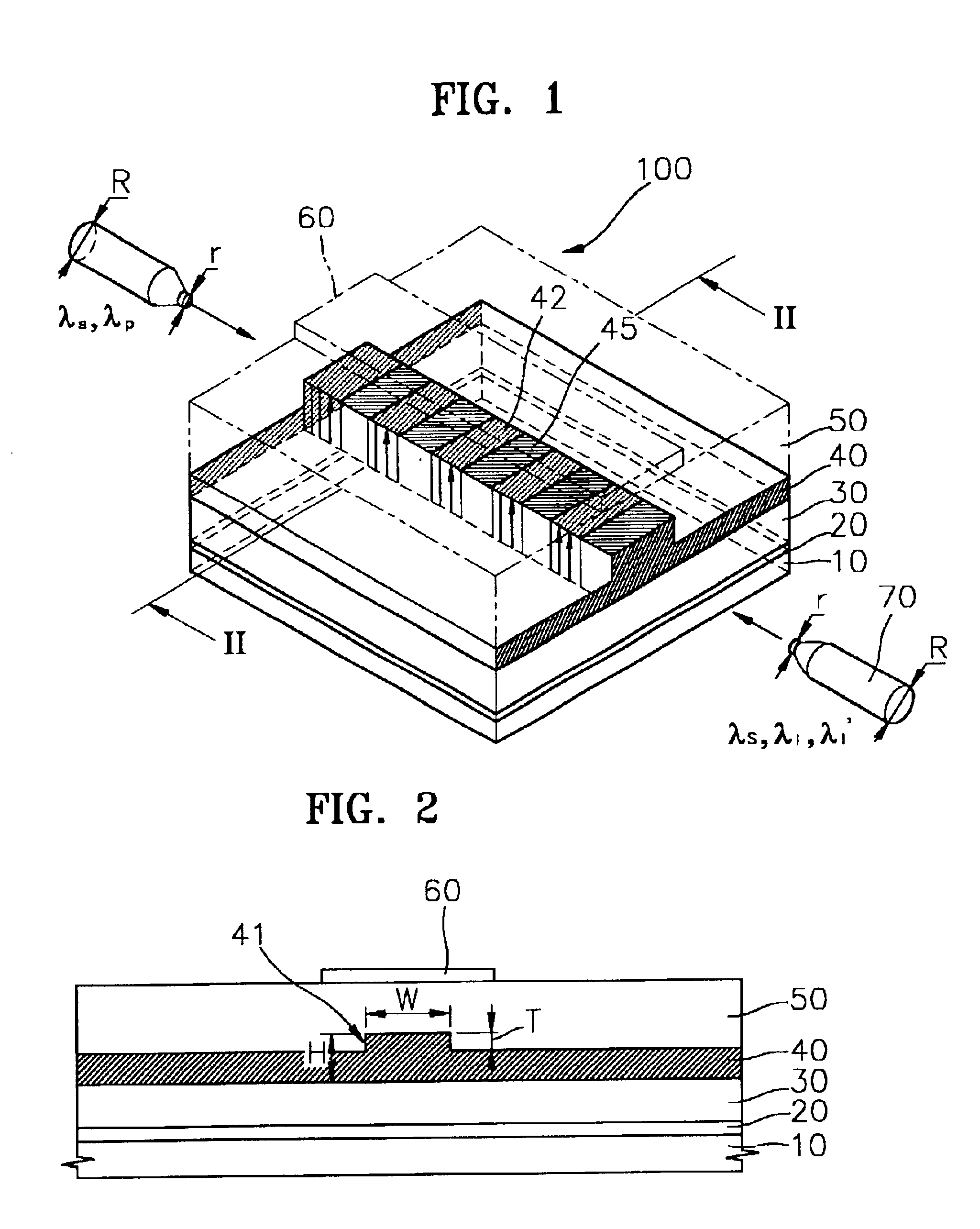 Wavelength converter, method of manufacturing wavelength converter and optical device using the same