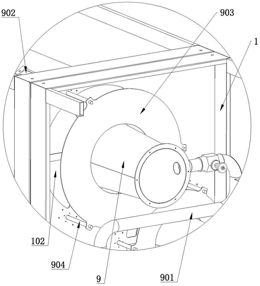 Oil smoke purifier purification efficiency detection device