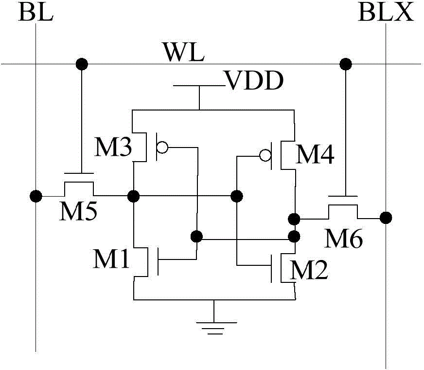 Memory cell used for SRAM (Static Random Access Memory) and read-write method thereof