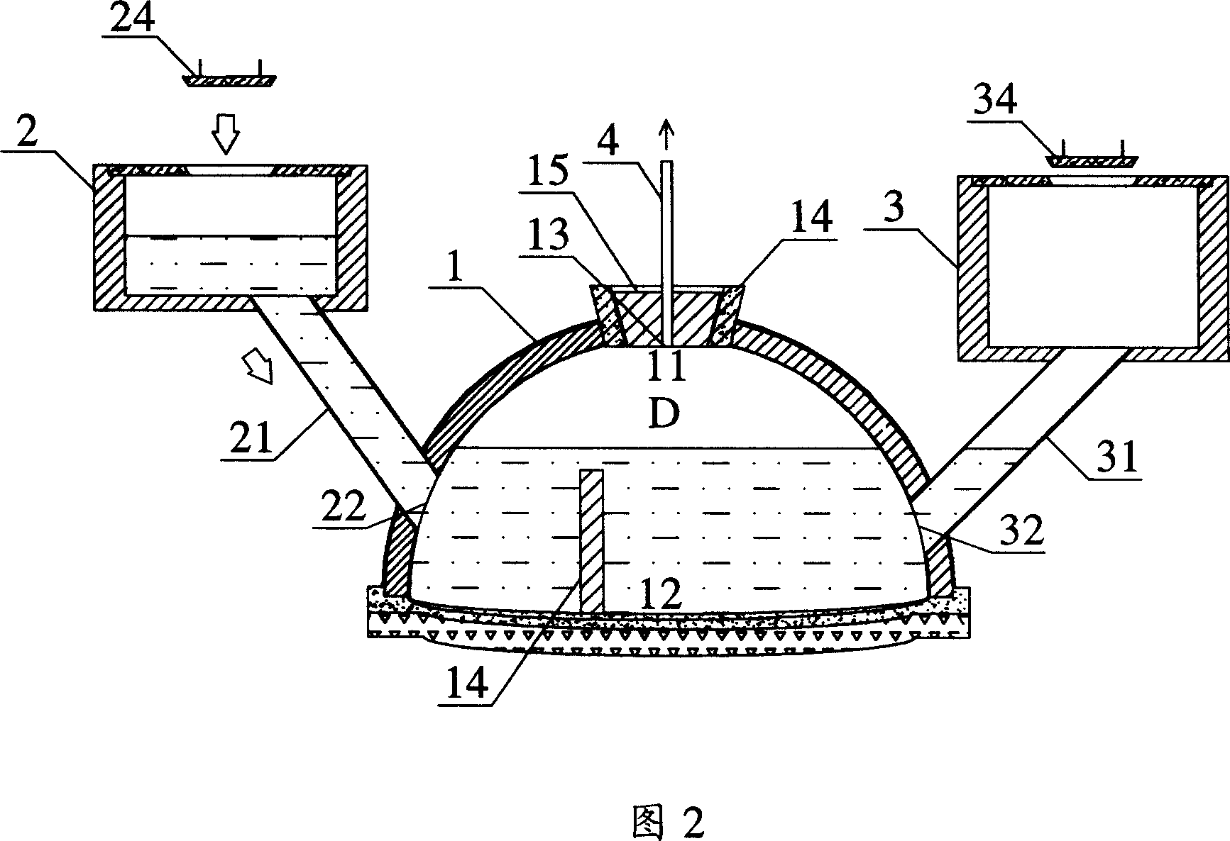 Biomass pool and automatic slagoff method for the same