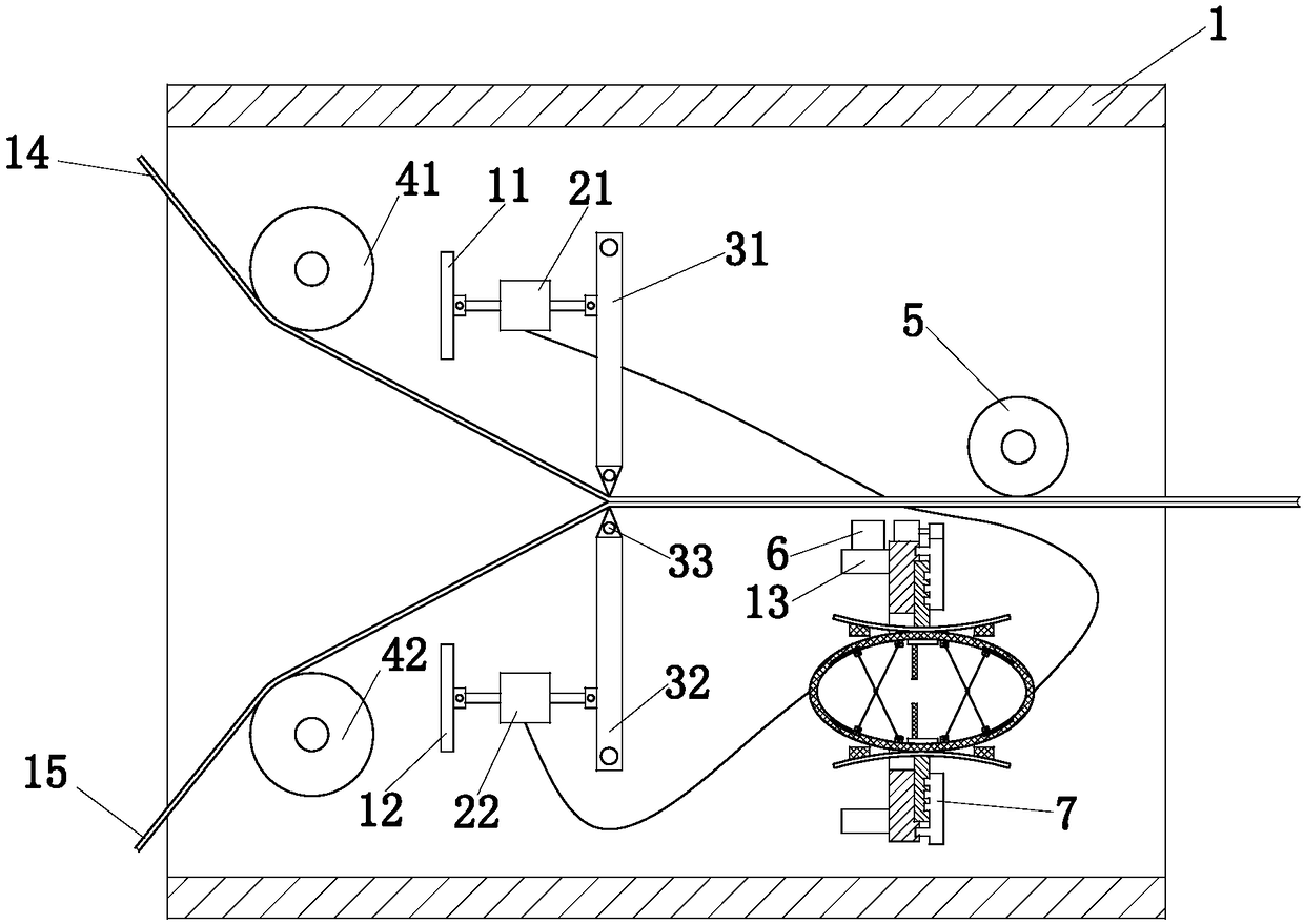 Foam cotton adhesive attaching device